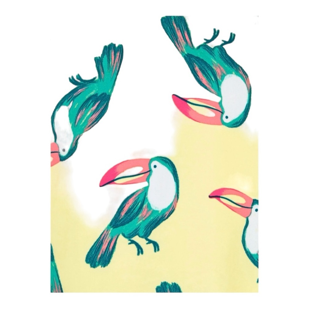 Carter’s Yellow Toucan UPF 50+ One Piece Girl’s Swimsuit - Picture 3 of 4